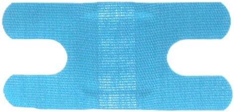 Medique Productos 65250 Vendaje detectable de metal azul nudillo tejido, 50 por caja