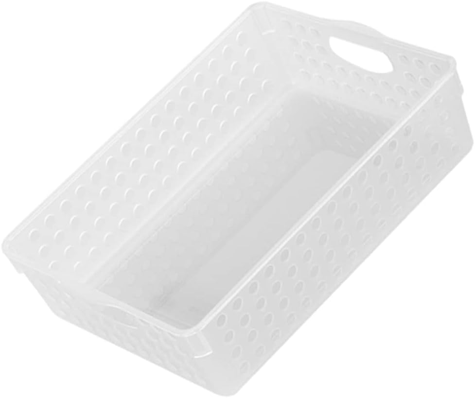 Operitacx 3 unids Archivo de almacenamiento de archivos Kep cesta de papel organizador cesta blanco escritorio oficina