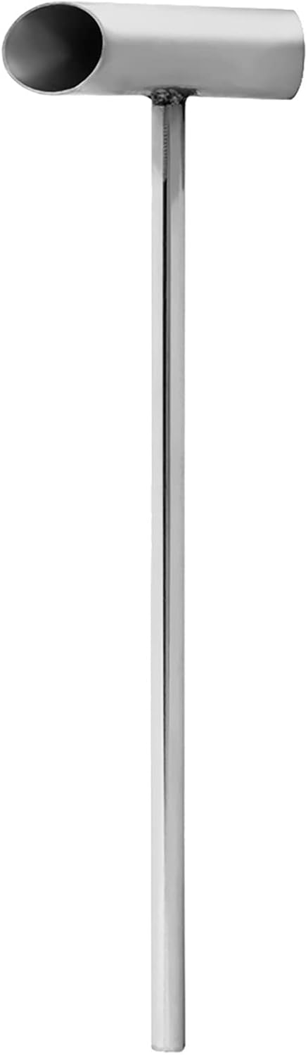 Huairdum Máquina de hilo dental de caramelo de 11.4 in, cuchara de acero inoxidable, mango largo seguro, máquina de hilo de caramelo, piezas de