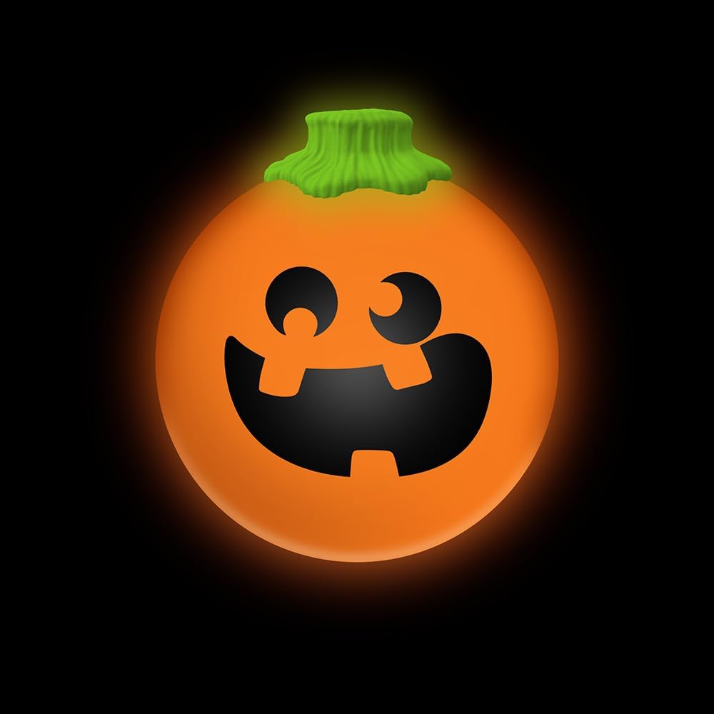 NeeDoh – Jack-Glow-Lantern – Juguete sensorial suave para ansiedad – Pelota antiestrés coleccionable – A partir de 3 años – NDWJGL23