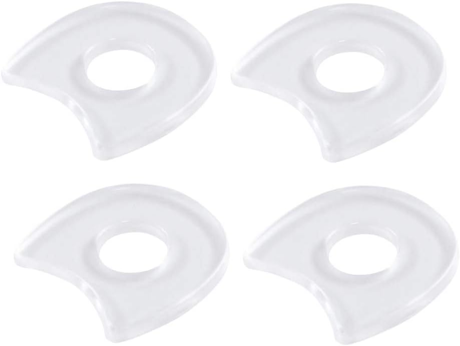 4 hojas de almohadillas de gel en forma de U para callos cojines de callos para dedos y pies, almohadillas adhesivas para callos de maíz y dolores