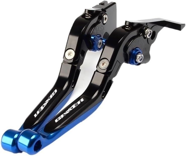 M – Palancas de embrague de freno plegables ajustables y extensibles para motocicleta Suzuki GIXXER 250 SF 250SF 150 125 2020-2023 Y (color  gris