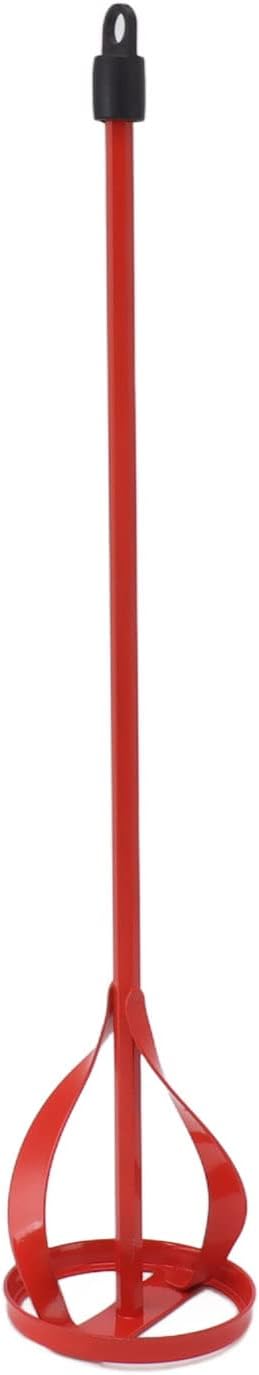Accesorio de taladro de mezclador de pintura de material de acero, mezclador de lechada Taladro Mezclador de cemento Consistente Paleta agitadora