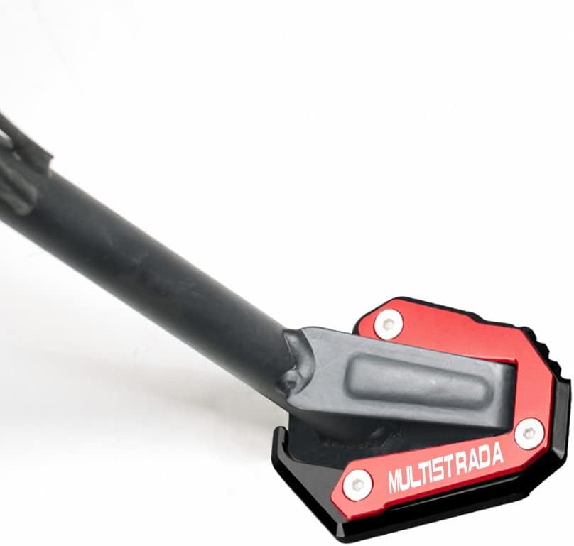 Placa de soporte de extensión para soporte lateral de motocicleta compatible con Ducati Multistrada V4 V4S 950 950S 1200 1200S 1260 1260S  Soporte
