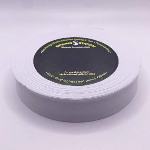 Cinta BIAS de polialgodón doble plegable de 1″ 25 yardas (blanco) Cinta BIAS de polialgodón doble plegable de 1″ 25 yardas (blanco)