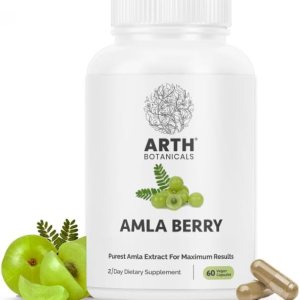 Amla Berry Cápsulas para una mejor digestión y un sistema inmunológico fuerte 60 cápsulas veganas para una máxima absorción y potencia 100% Amla Berry Cápsulas para una mejor digestión y un sistema inmunológico fuerte 60 cápsulas veganas para una máxima absorción y potencia 100%