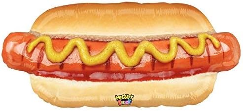 BBQ Picnic Cookout Suministros de fiesta Hamburguesa Hot Dog Ketchup Mostaza Globo Decoraciones