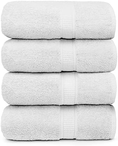 Toallas de baño de algodón de bambú de primera calidad, naturales, ultraabsorbentse y ecológicas. 30 pulgadas x 52 pulgadas