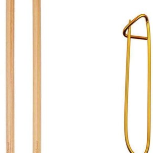 ChiaoGoo Agujas de tejer rectas 9 pulgadas (9.1 in) bambú natural tamaño US 11 (0.315 in) paquete con 1 soporte para puntadas Artsiga Crafts 1011-11 ChiaoGoo Agujas de tejer rectas 9 pulgadas (9.1 in) bambú natural tamaño US 11 (0.315 in) paquete con 1 soporte para puntadas Artsiga Crafts 1011-11