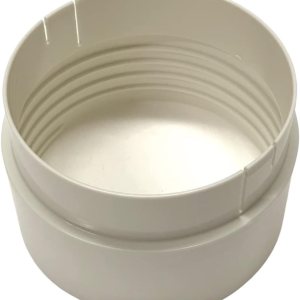 Adaptador de brida recta de aire acondicionado compatible con números de modelo Delonghi PACCN120E, PACCN120EEX1, PACEL275HGRKC3AWH Adaptador de brida recta de aire acondicionado compatible con números de modelo Delonghi PACCN120E, PACCN120EEX1, PACEL275HGRKC3AWH