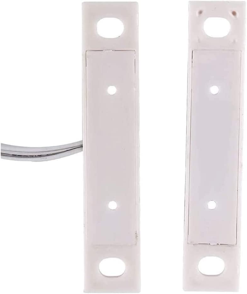 MC-32 NC – Sensor de contacto para puerta de ventana de seguridad con cable de montaje en superficie, interruptor magnético de lengüeta, para