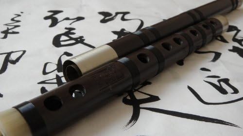 OrientalMusicSanctuary Flauta china de palisandro envejecido recuperada profesional con garantía basada en EE. UU. (clave de F (Bangdi))