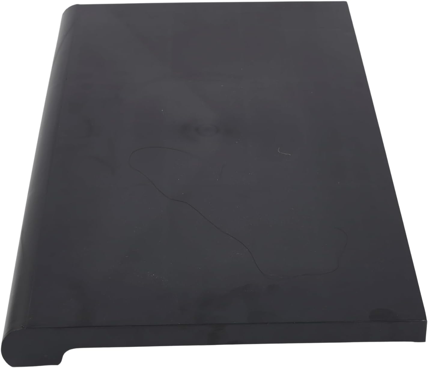 Bullnose – Estante moldeado por inyección negro, 13 pulgadas de ancho x 24 pulgadas de largo