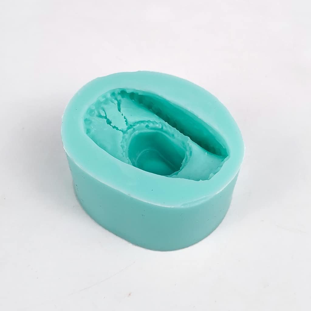 Molde de silicona para sombrero de vaquero occidental, molde de silicona para sombrero de vaquero, molde de gelatina de caramelo de chocolate,