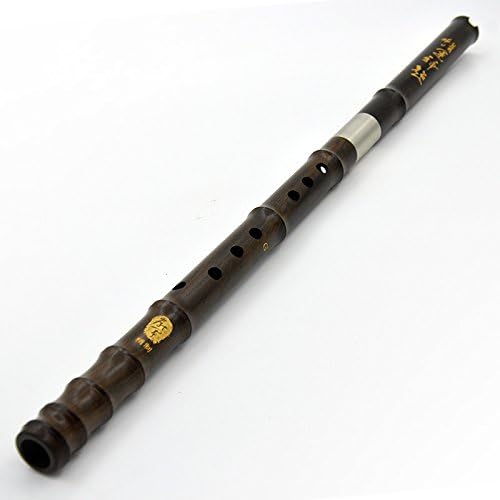 OrientalMusicSanctuary Flauta Xiao vertical china recuperada de palisandro envejecido – Flauta china de bambú de madera Shakuhachi (clave de G)