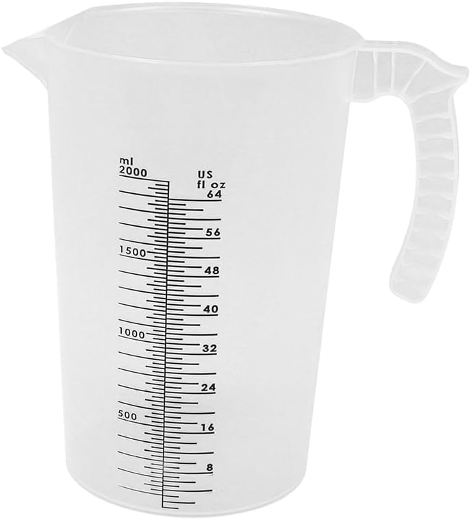 Valley Industries Jarra de medición multiusos – 64oz., Translúcido
