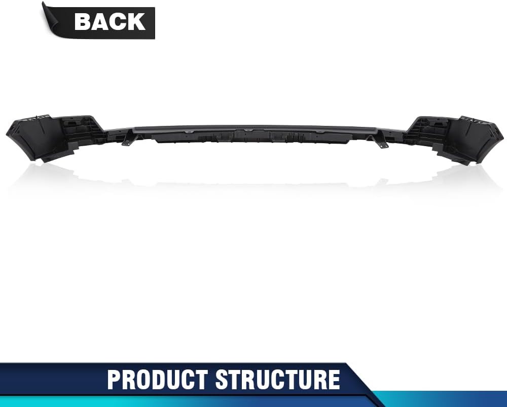 PIT66 Cubierta de parachoques delantero superior negra texturizada compatible con Ford F150 XL 2009-2014 11735587, FO1000643