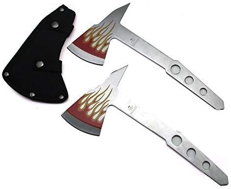 Hacha de campamento Snake Eye Tactical, compacta, de espiga completa, para caza, pesca, supervivencia