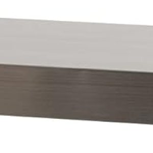 MANTELSDIRECT Titus – Estante de metal de acero inoxidable para repisa, acabado cepillado de 68 pulgadas, hermoso estante moderno, perfecto para MANTELSDIRECT Titus – Estante de metal de acero inoxidable para repisa, acabado cepillado de 68 pulgadas, hermoso estante moderno, perfecto para