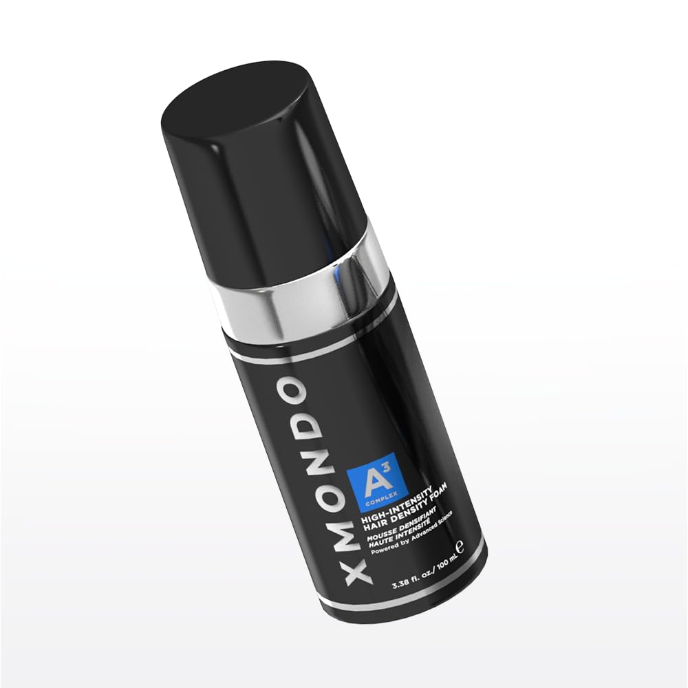 XMONDO Hair A3 Complex Espuma de densidad capilar de alta intensidad  Fórmula vegana con biollagen y amaranto, activos vegetales de acción rápida