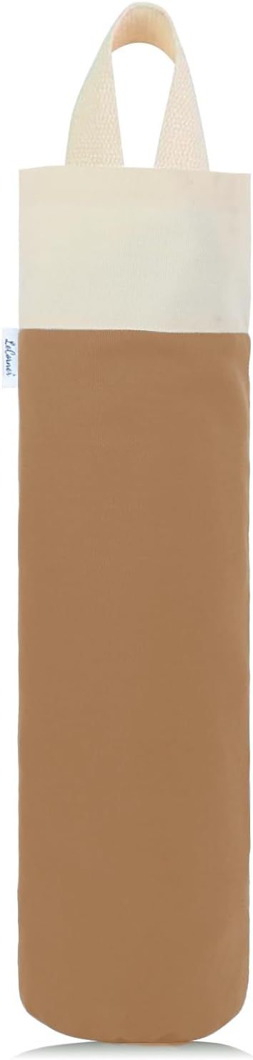 Soporte para bolsas de plástico, soporte de pared para almacenamiento de bolsas de plástico, organizador de bolsas de basura de algodón, dispensador
