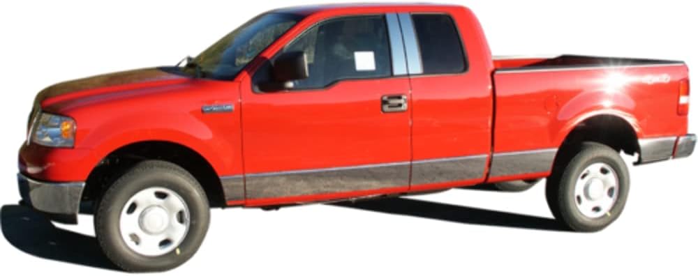 Compatible con Ford F-150 2004-2014 10 piezas de acero inoxidable basculante de panel basculante, kit inferior, 7.25 pulgadas – 7.5 pulgadas de