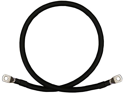 Cables inversores de batería de cobre puro rojo + negro calibre 10 AWG para solares, RV, automóvil, barco, 9 en 516 pulgadas