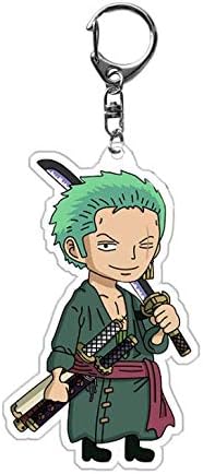 Staremeplz Funda compatible con Samsung Galaxy S20 FE con diseño de anime con llavero de figura de Roronoa Zoro, funda de silicona suave TPU