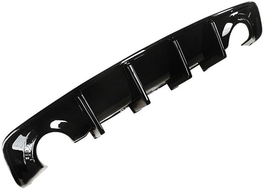 Difusor de parachoques trasero compatible con Dodge Charger SRT 2015-2022 Scat Pack Daytona OE estilo cenefa divisora de cuerpo trasero (negro