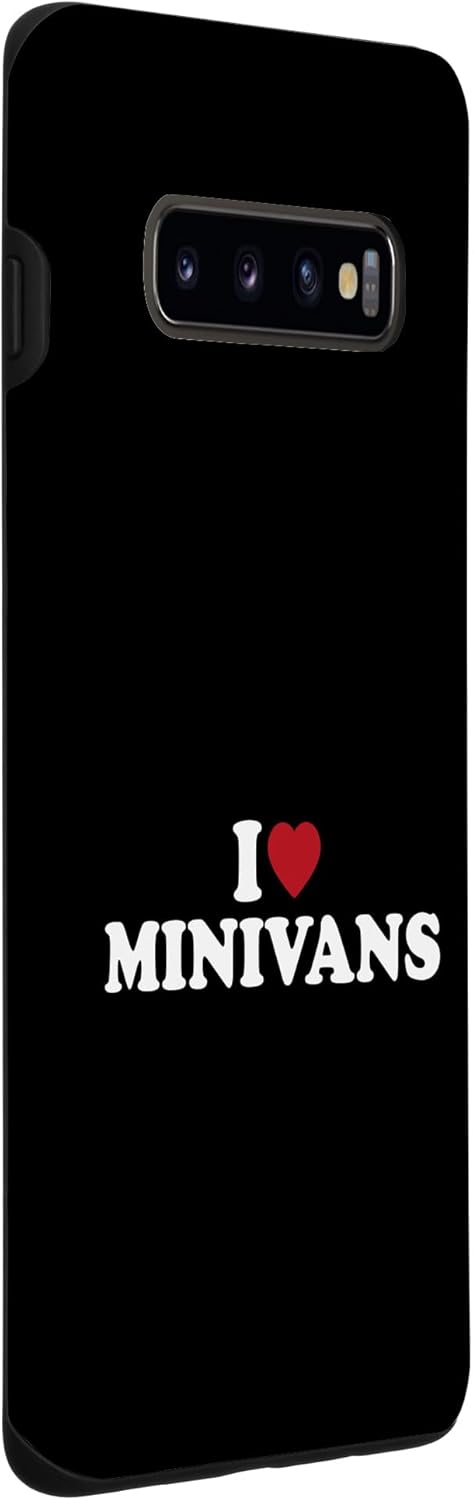 Galaxy S10+ I Love Minivans, I Heart Minivans Case