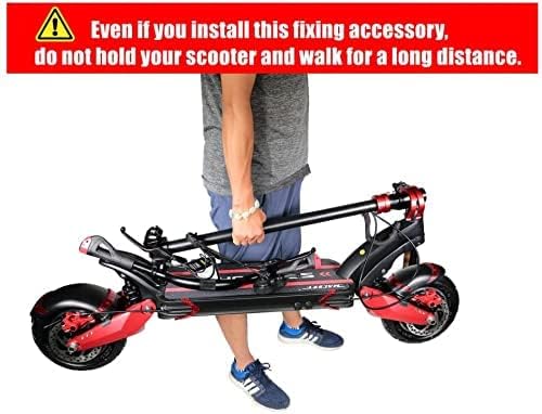 YBang – Gancho plegable de aleación de aluminio para Speedual Zero 10 x 8 x scooter eléctrico ajustable con cierre de fijación para barra de