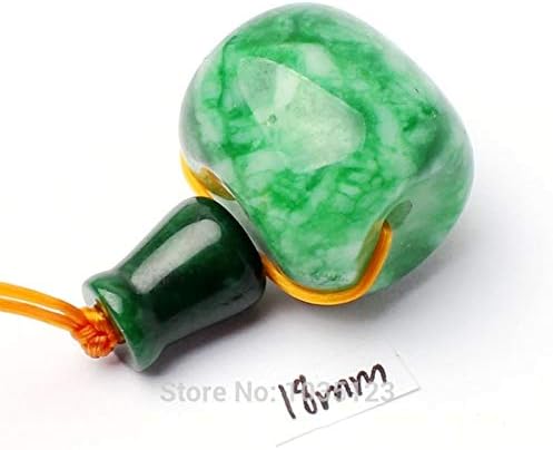Calvas 0.472-0.866 in Natural Verde Jades Columna Forma Tíbet Gurú DIY Joyería Creativa Hacer Cuentas Sueltas 1 Set Wj301 – (Color 0.472 in)