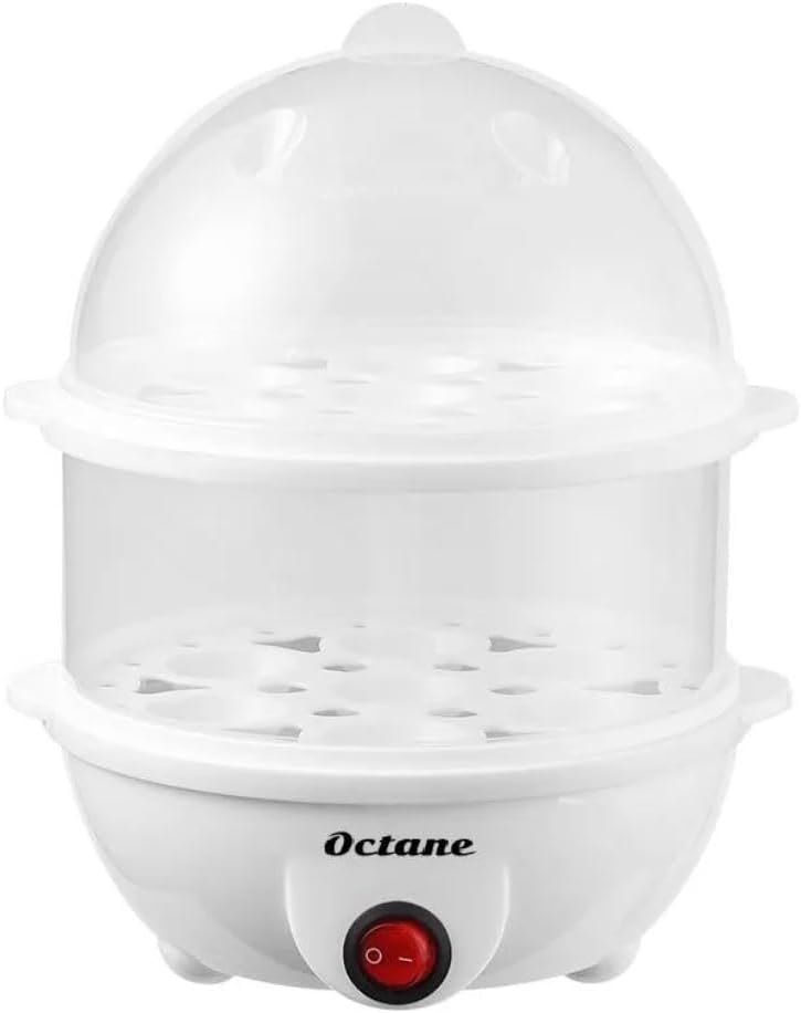 Cocedor de huevos, vaporizador para verduras, caldera eléctrica rápida de huevos, vaporizador de huevos, capacidad para 14 huevos, huevos medianos o