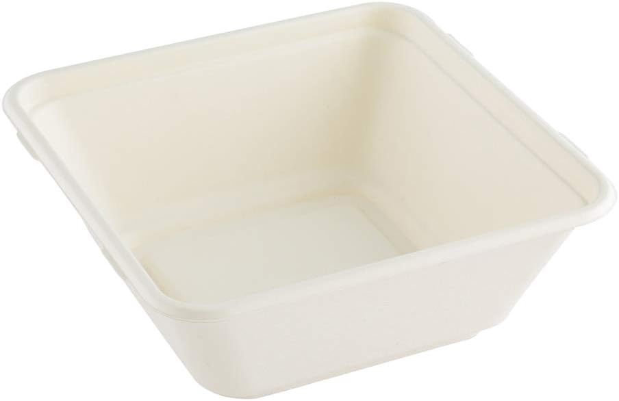 Restaurantware Pulp Tek – Cuencos desechables grandes de 160 onzas, 100 cuencos de bagazo compostables, resistentes a la grasa, aptos para