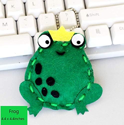 Kit de costura para niños, kit de costura para niños, aprende a coser kits de manualidades, estilo de animales encantadores rana, búho, zorro,
