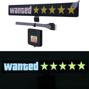 Adhesivos luminosos reflectantes LED aptos para ventana trasera de automóvil, calcomanías de calavera falsa, taxi, modelo de deriva, accesorio para Adhesivos luminosos reflectantes LED aptos para ventana trasera de automóvil, calcomanías de calavera falsa, taxi, modelo de deriva, accesorio para