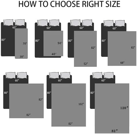 Ameritex Manta de cama para perro, impermeable, reversible, funda para sofá, manta para mascotas, para muebles, cama, sofá