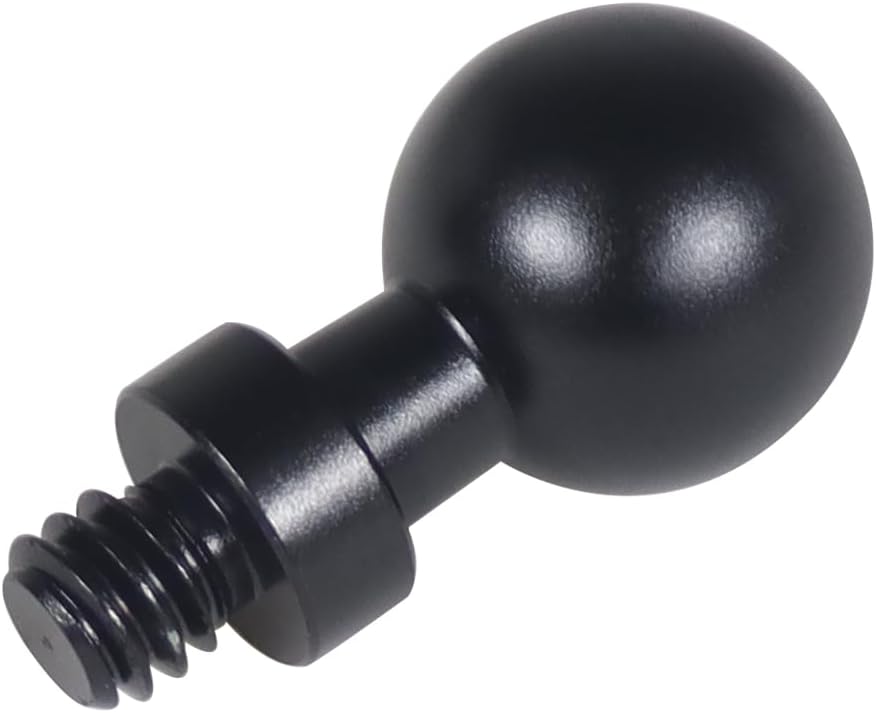 FEICHAO Adaptador de montaje en cabeza de bola de 0.787 in0.669 in0.591 in0.512 in a 14 tornilloagujero de bola para accesorios de fotografía de