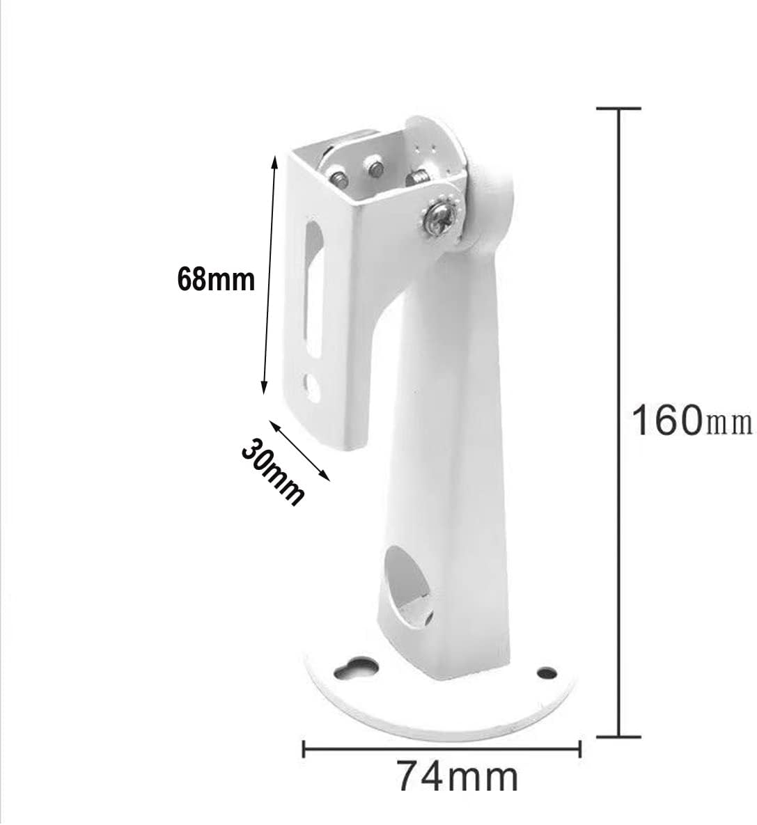 Soporte universal para cámara de seguridad CCTV, soporte de cámara IP, soporte de pared de aleación de aluminio para interiores y exteriores, para