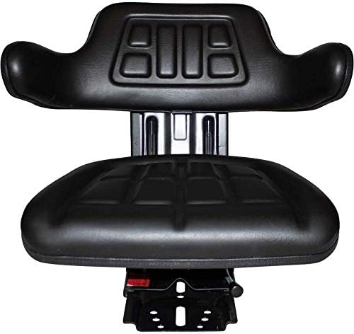 Asiento de suspensión de tractor estilo waffle negro TRAC SEATS con inclinación para Massey Ferguson 451 461 471 481 491 (ENVÍO EN EL MISMO DÍA