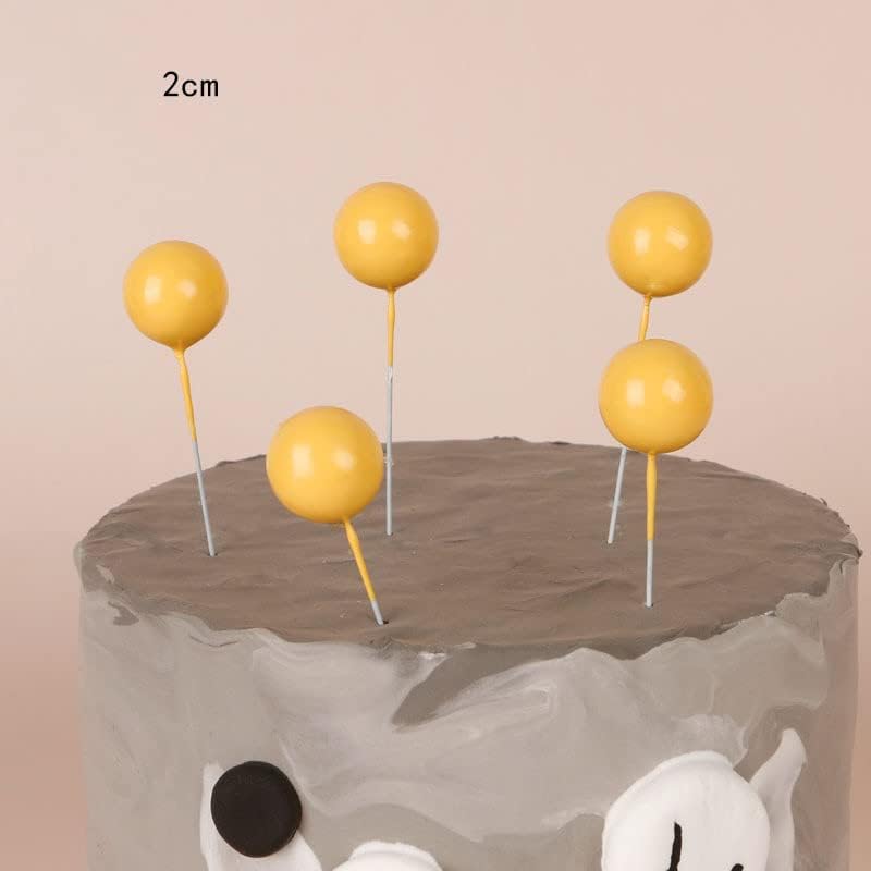 30 piezas de decoración de pastel de bola de cumpleaños, boda, fiesta, decoración de pastel para Navidad, aniversario, fiesta de cumpleaños, baby
