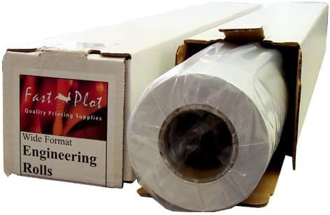 FastPlot Bond Plotter Paper 92 Bright – 24″ x 150′ 2″ Core  4 rollos