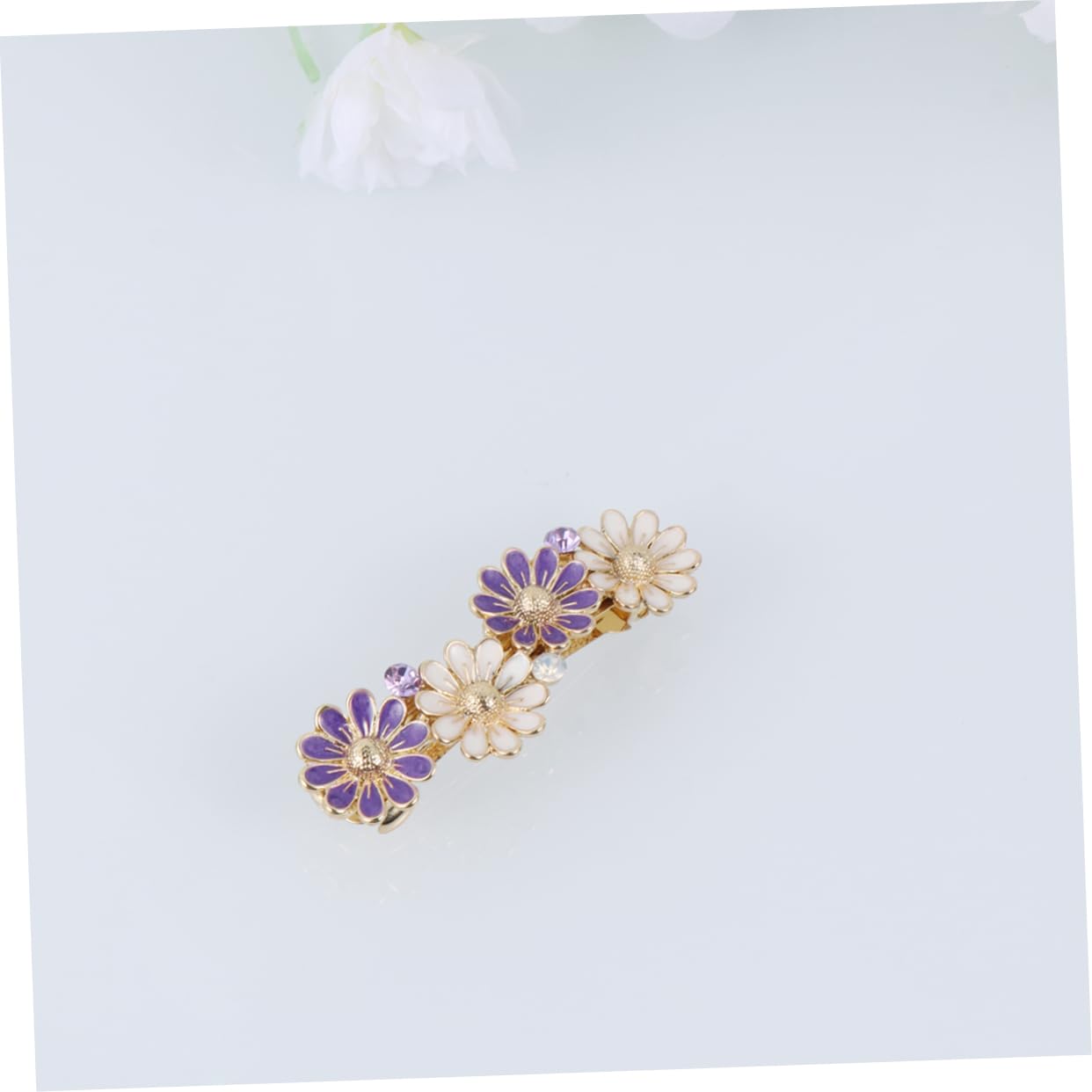 FOMIYES Pinza de mandíbula para el cabello, pinza para el cabello, horquilla para el cabello, diapositivas para el cabello, con diamantes de