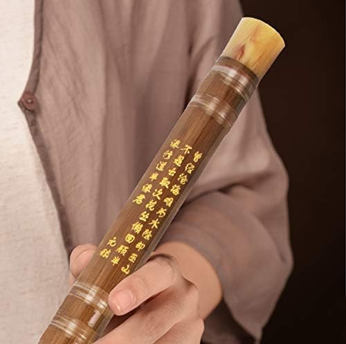 Instrumento musical chino hecho a mano tradicional Flauta de bambú vintage Dizi (tecla G)