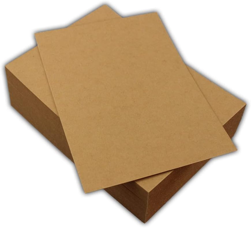 20 EcoSwift – Cartón de aglomerado de 8.5 x 11 pulgadas, material para álbumes de recortes, hojas de embalaje, almohadillas de envío, insertos de 8