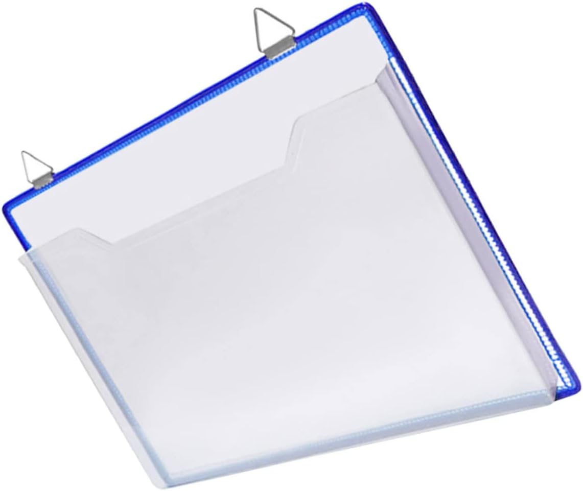 BESTOYARD Bolsa de almacenamiento de archivos, carpeta de archivos de oficina, conveniente bolsa de archivo, soporte para archivos colgantes,