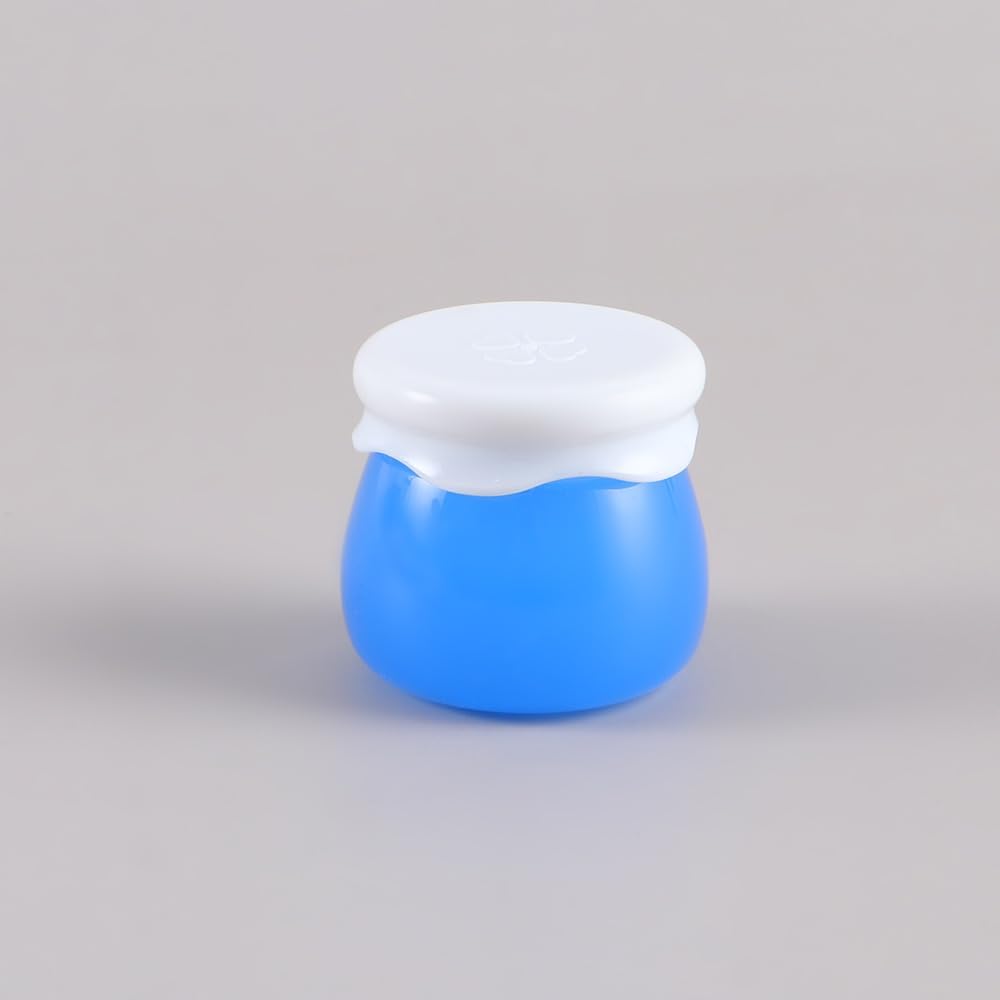 6 recipientes de viaje, frascos de viaje de crema, botellas recargables, tarro de crema facial, forma de fruta, 0.35 oz, accesorios de herramientas