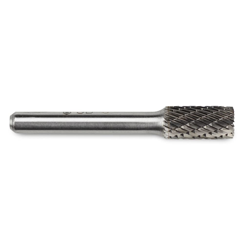 BHA Broca de herramienta rotativa para rebabas de carburo de tungsteno con forma de corte de extremo cilíndrico para contornear y desbarbar de