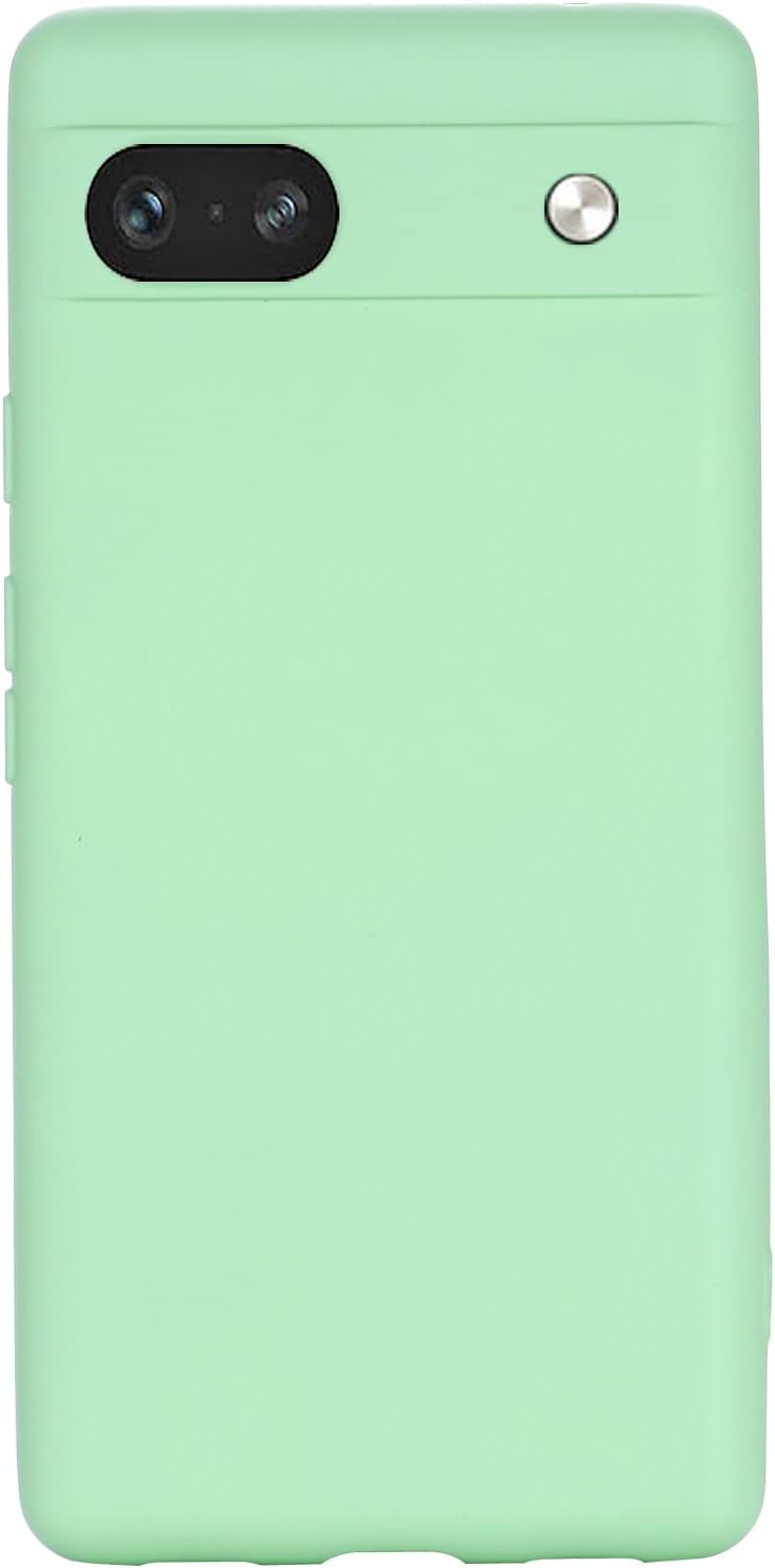 Funda para Google Pixel 7A, cubierta de protección de silicona líquida, forro de microfibra antiarañazos, TPU suave, a prueba de golpes, funda