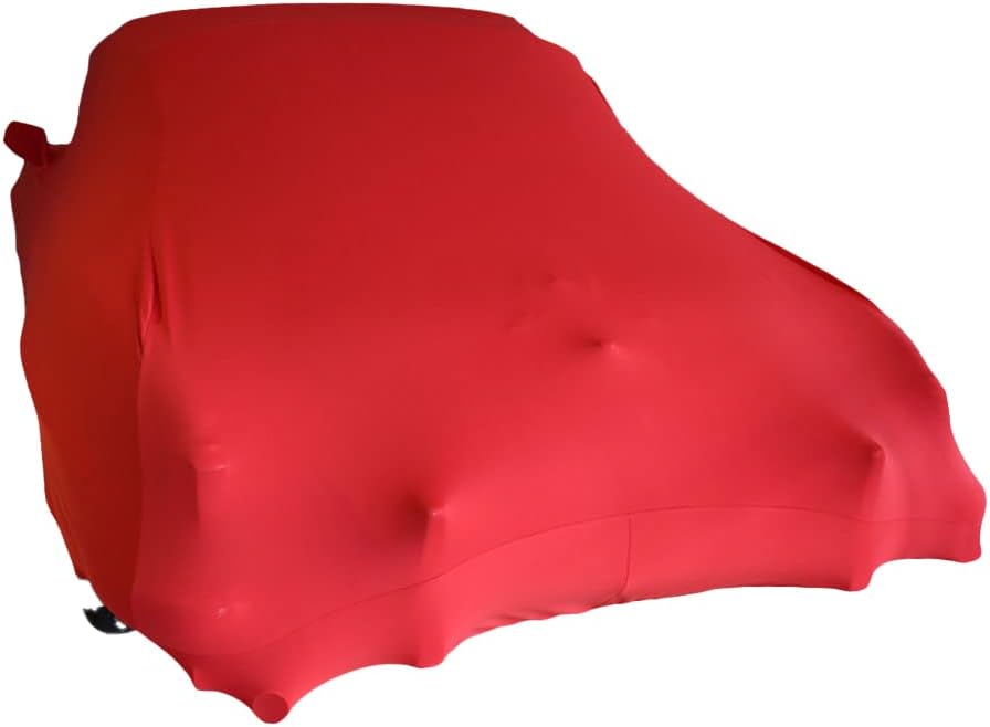 Star Cover Cubierta interior para automóvil Mercedes-Benz 190 SL roja con bolsillos de espejo cubierta de garaje a medida ajuste perfecto y cubierta